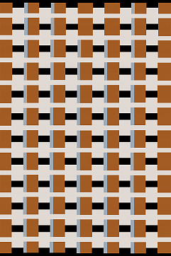 Ковер Lisa 1257 BRICK прямоугольник